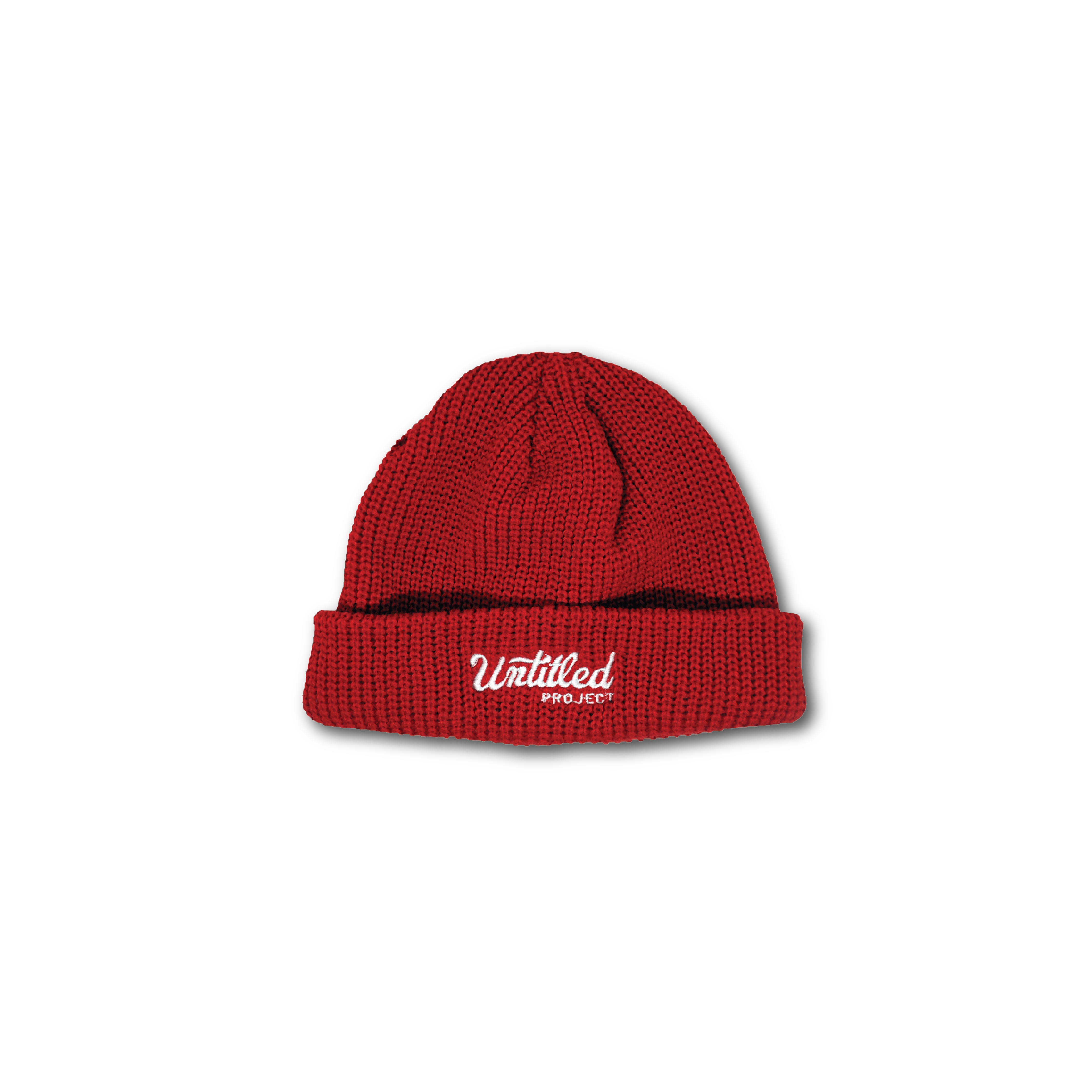 UNITITLED SCRIPT BEANIE [RED]