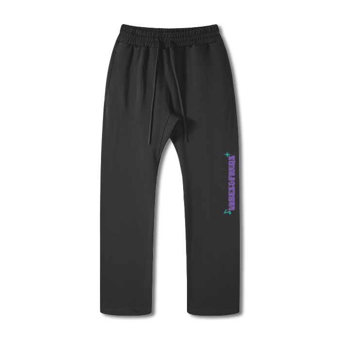 VIBES & FREQS SWEATPANTS (PUPLE + TEAL)